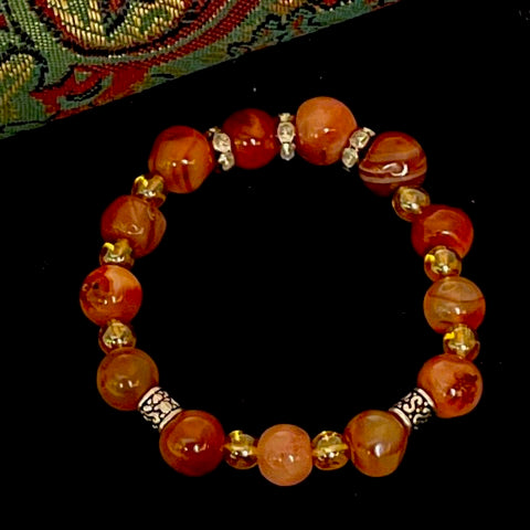 Carnelian Radiance Bracelet