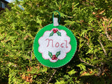 Handcrafted Felt Christmas Tree Ornaments
