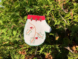 Handcrafted Felt Christmas Tree Ornaments