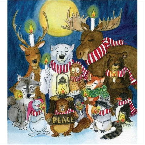 A Forest Christmas Card