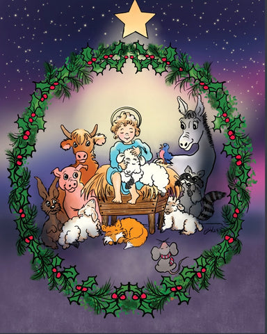 Baby Jesus and His Tender Friends