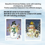 Christmas  Holiday Cards - Snowman Christmas Collection