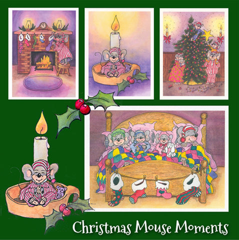 Mouse Moments Christmas Card Collection